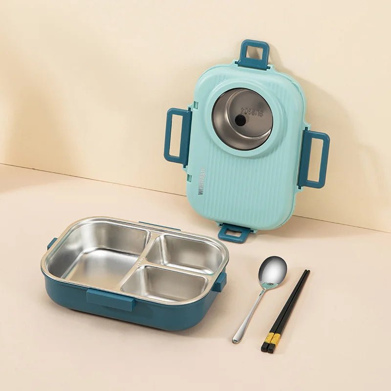 BowLift | LUNCHMATE – Stainless Steel Lunch Box with 3 Compartments for Fresh & Organized Meals