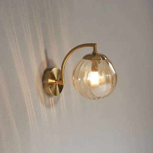 Skanto | Luxury Modern Glass Wall Lamp - CrystalGlow
