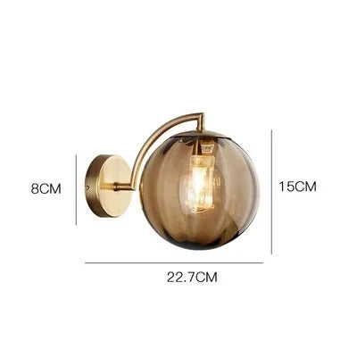 Skanto | Luxury Modern Glass Wall Lamp - CrystalGlow