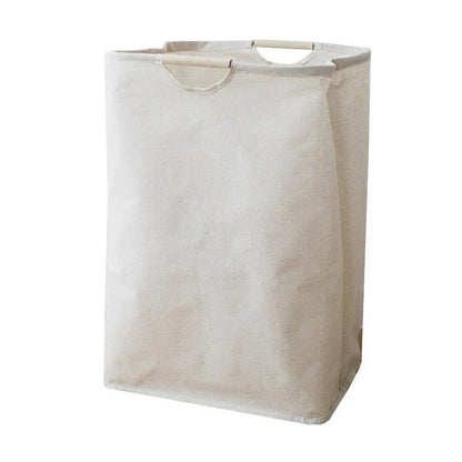 BowLift | LuxeFold Hamper – Elegant Cotton-Linen Laundry Organizer