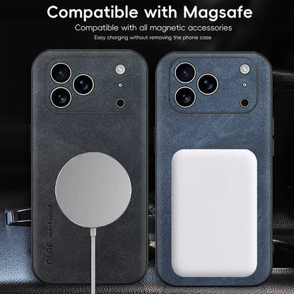 LUXEGUARD – Premium leather phone case with MagSafe for iPhone