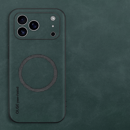 LUXEGUARD – Premium leather phone case with MagSafe for iPhone