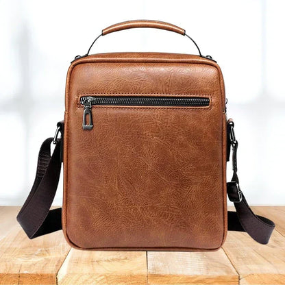 Skanto | LeatherLux Elegant Leather Shoulder Bag | High-Quality Design | Practical & Stylish for Everyday & Office