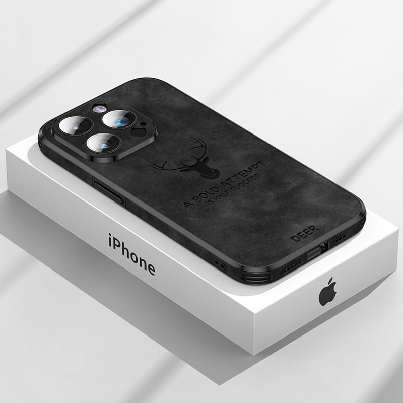 LUXIGUARD LEATHER – Luxurious iPhone case with shock protection