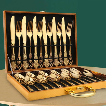 Skanto | RoyalCutlery Cutlery Set | Stainless Steel | 24 Pieces