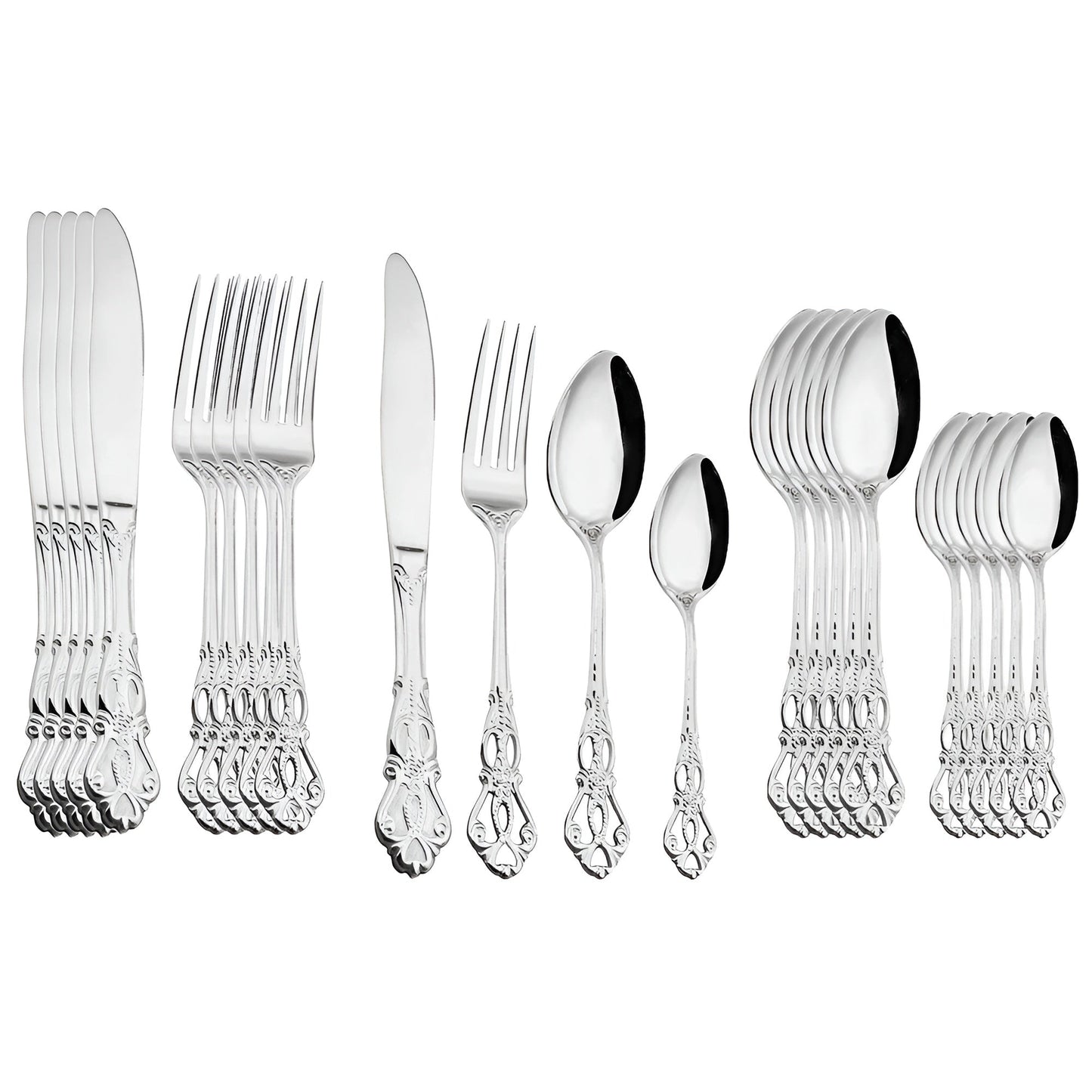 Skanto | RoyalCutlery Cutlery Set | Stainless Steel | 24 Pieces