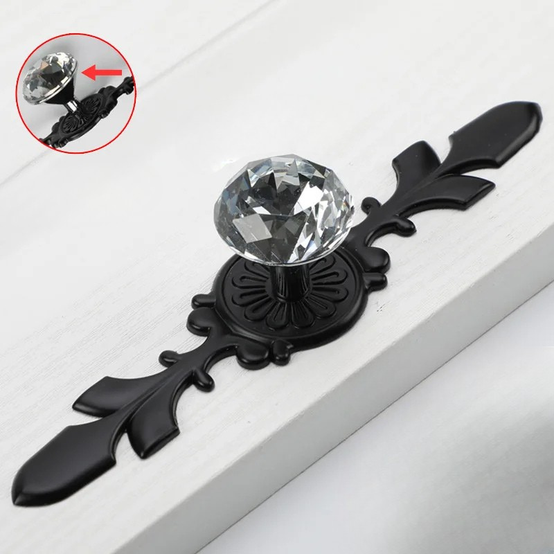Luxury Diamond Crystal Cabinet Knobs and Handles Elegant Drawer Pulls | Bowlift