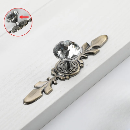 Luxury Diamond Crystal Cabinet Knobs and Handles Elegant Drawer Pulls | Bowlift