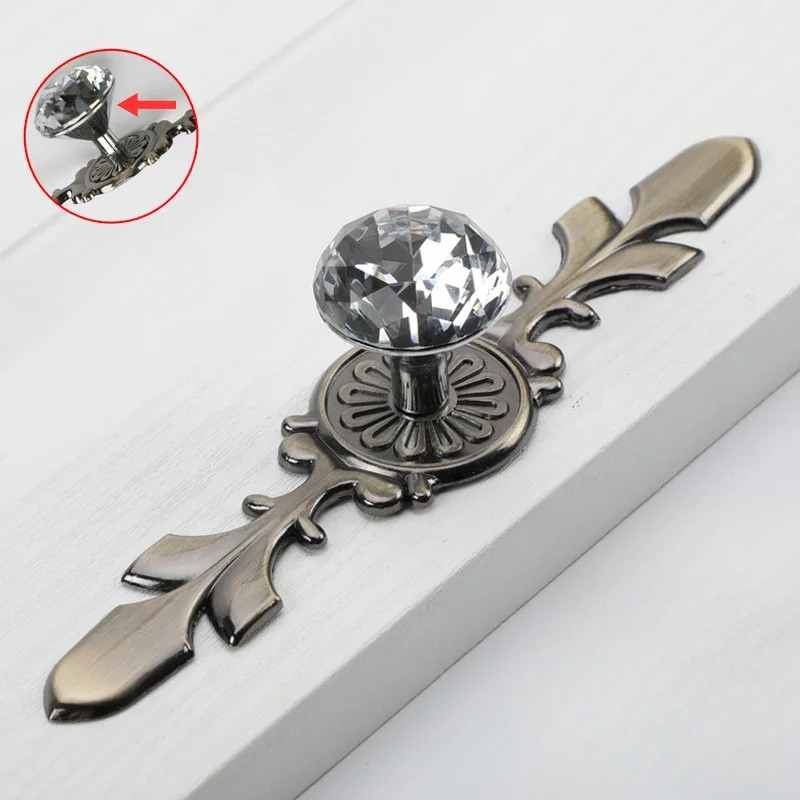 Luxury Diamond Crystal Cabinet Knobs and Handles Elegant Drawer Pulls | Bowlift