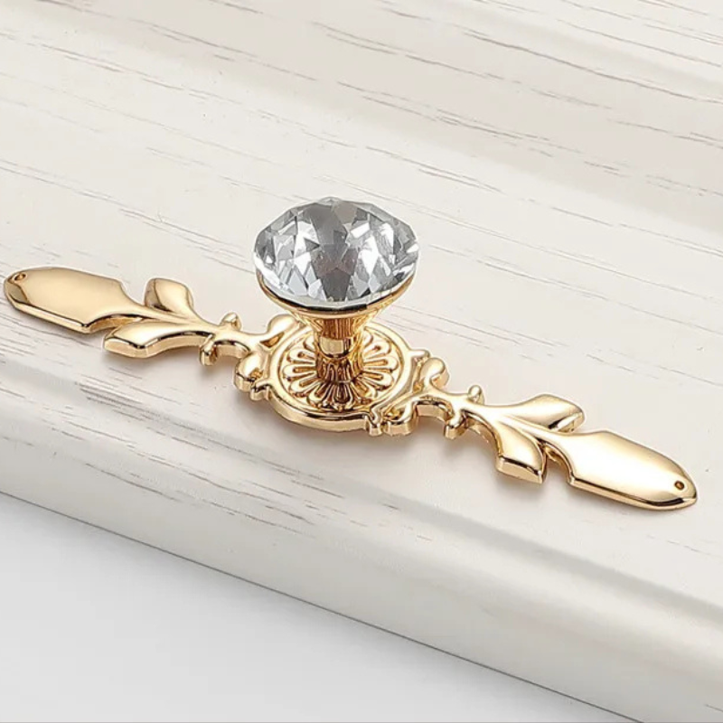 Luxury Diamond Crystal Cabinet Knobs and Handles Elegant Drawer Pulls | Bowlift