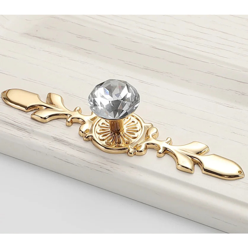 Luxury Diamond Crystal Cabinet Knobs and Handles Elegant Drawer Pulls | Bowlift
