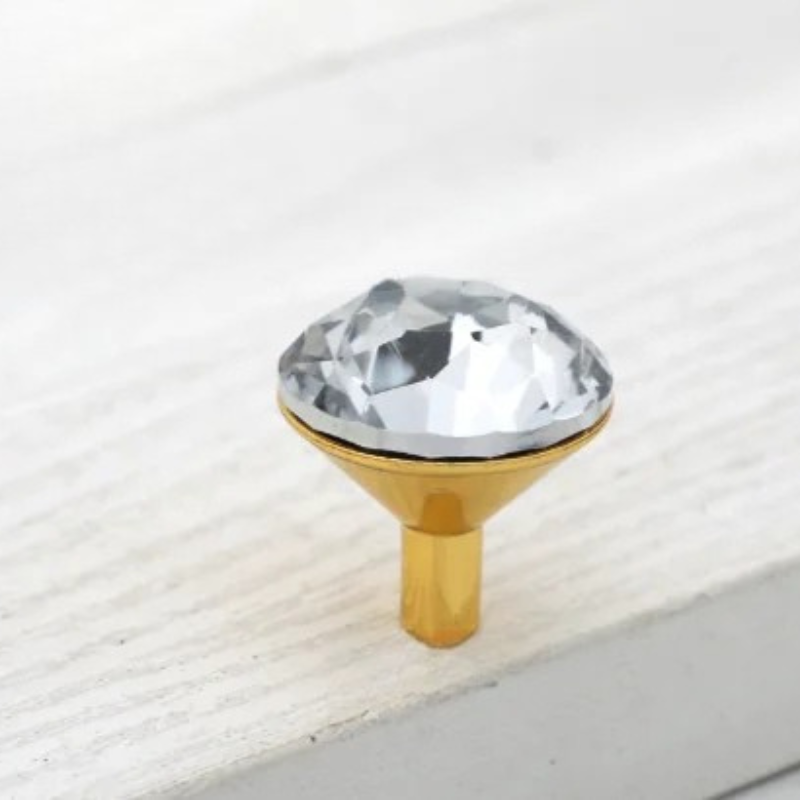 Luxury Diamond Crystal Cabinet Knobs and Handles Elegant Drawer Pulls | Bowlift
