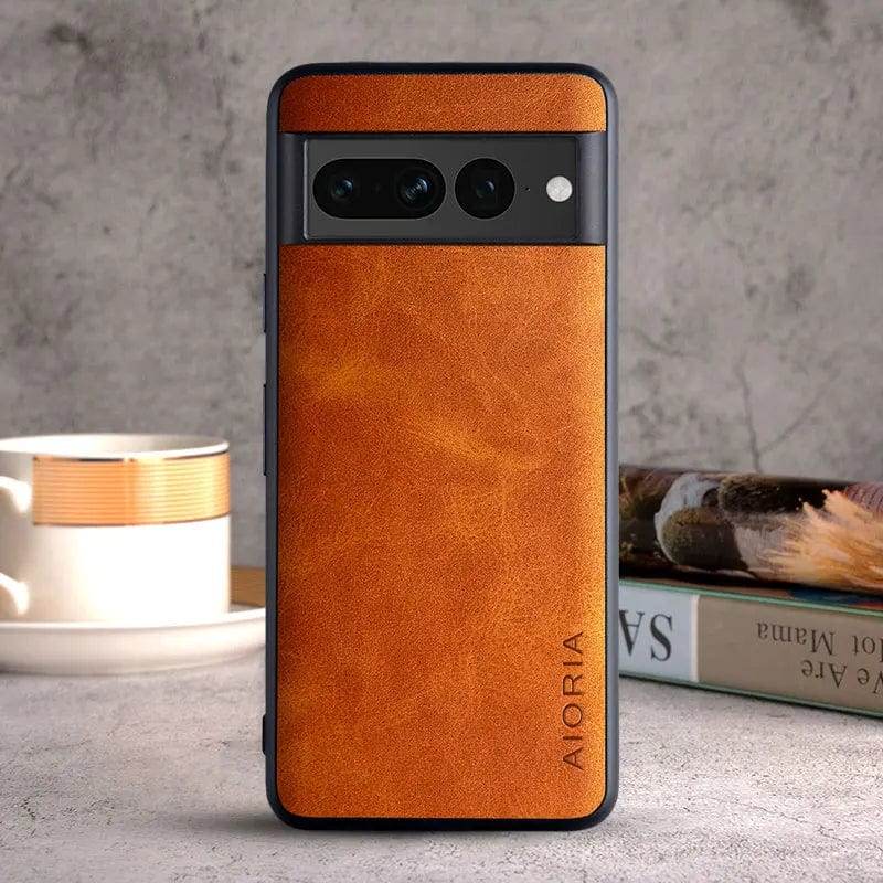 Luxurious Google Pixel 8/7/6 Leather Cases | Shockproof TPU Protection