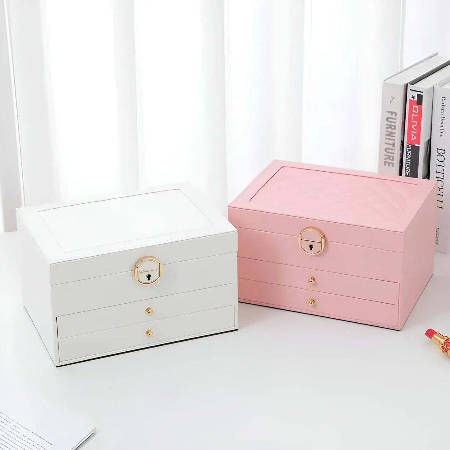 Skanto | Luxury Multi-Layer Jewelry Box - EleganceBox