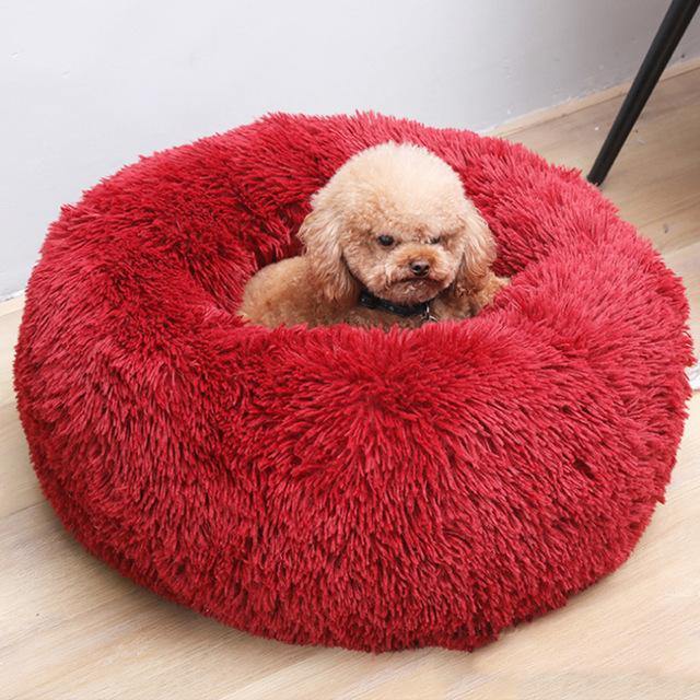Luxury Soft Plush Dog Bed - FluffyNest Bowlift