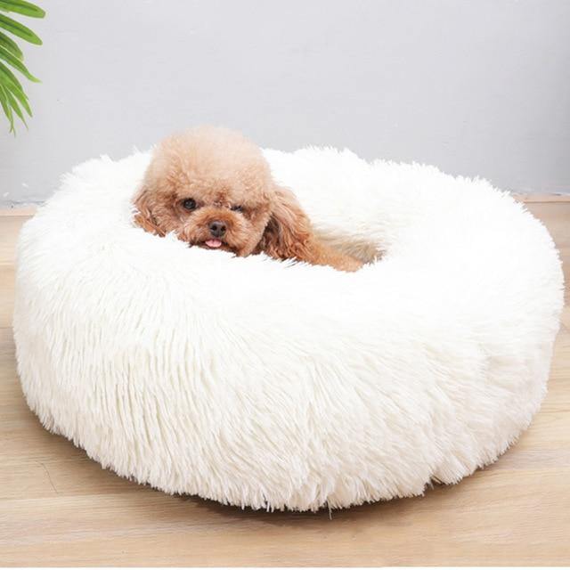 Luxury Soft Plush Dog Bed - FluffyNest Bowlift
