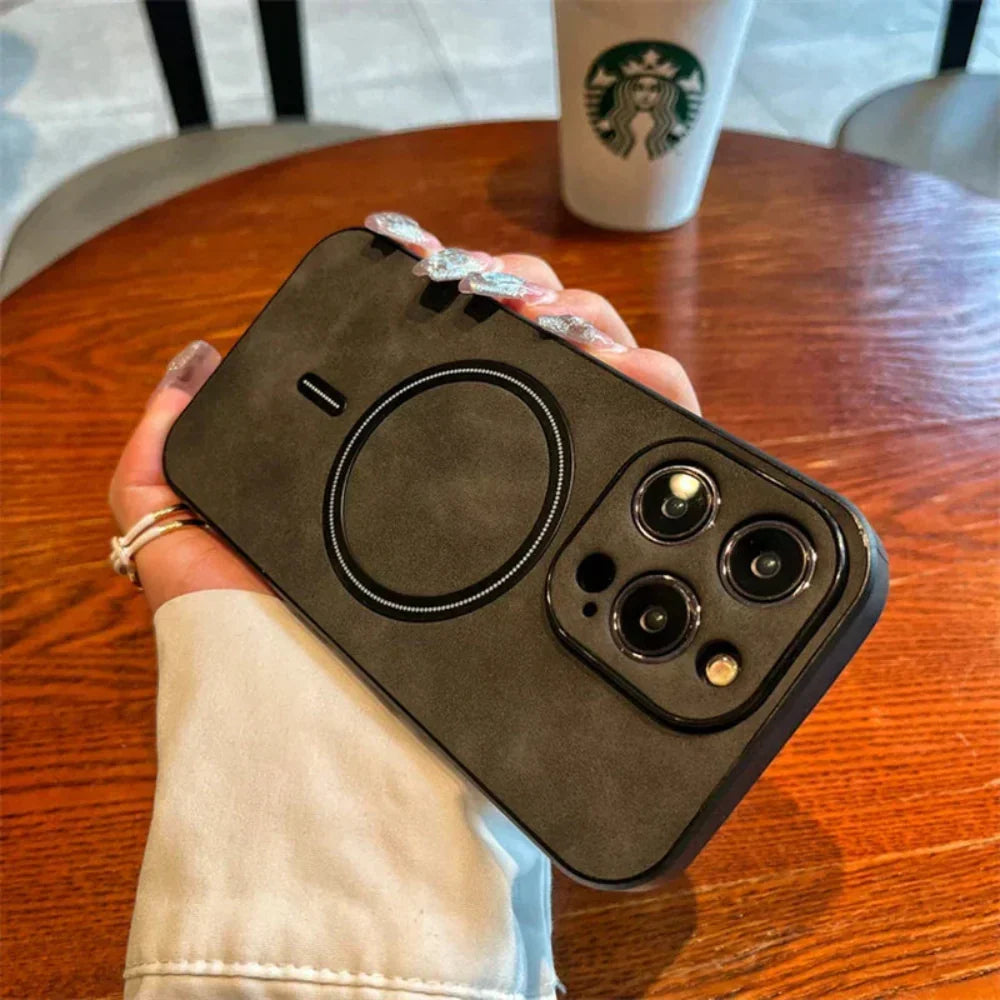 BowLift | Leather Magnetic Protective Phone Case