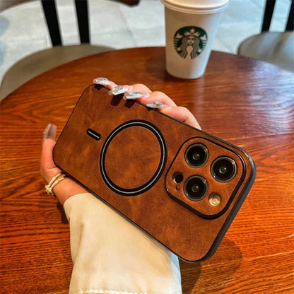 BowLift | Leather Magnetic Protective Phone Case