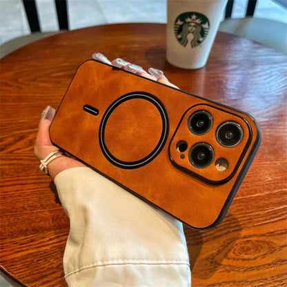 BowLift | Leather Magnetic Protective Phone Case