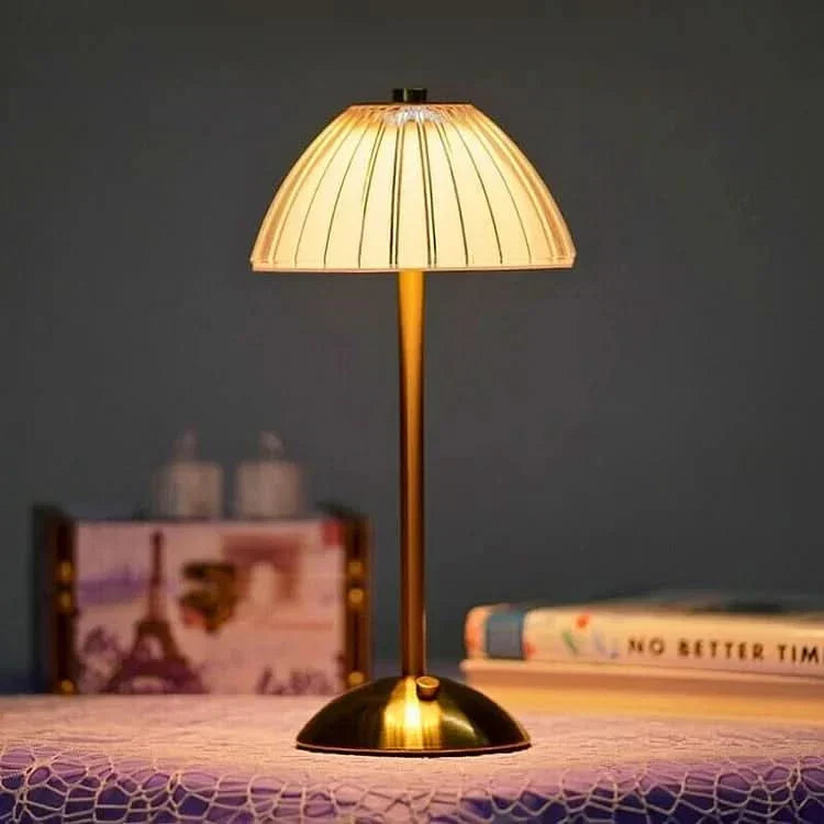 Skanto | Crystal Rechargeable LED Wireless Table Lamp