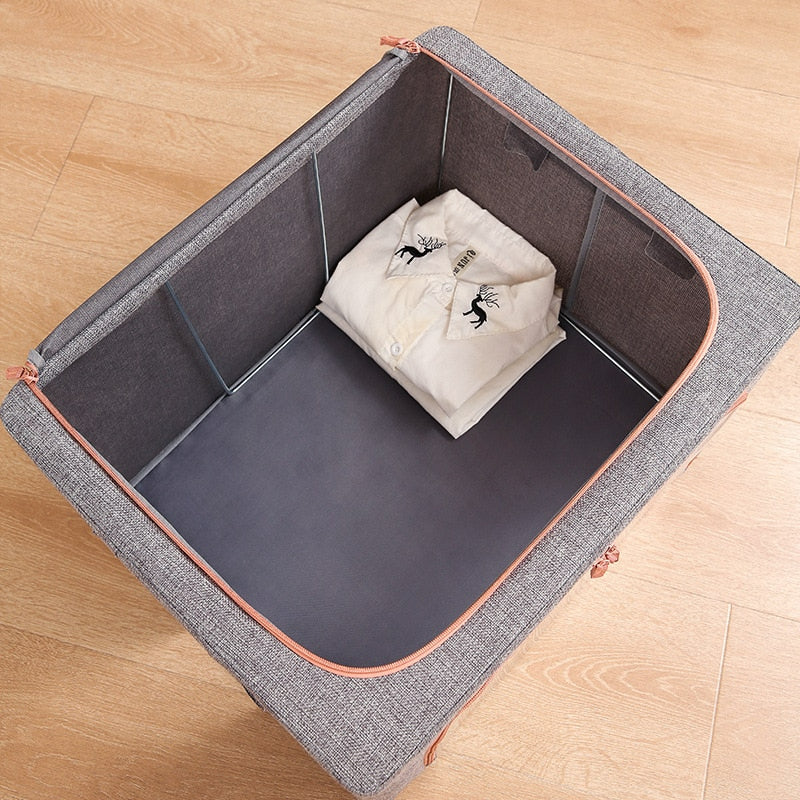 Cloth Steel Frame Storage Box Compactable Bowlift