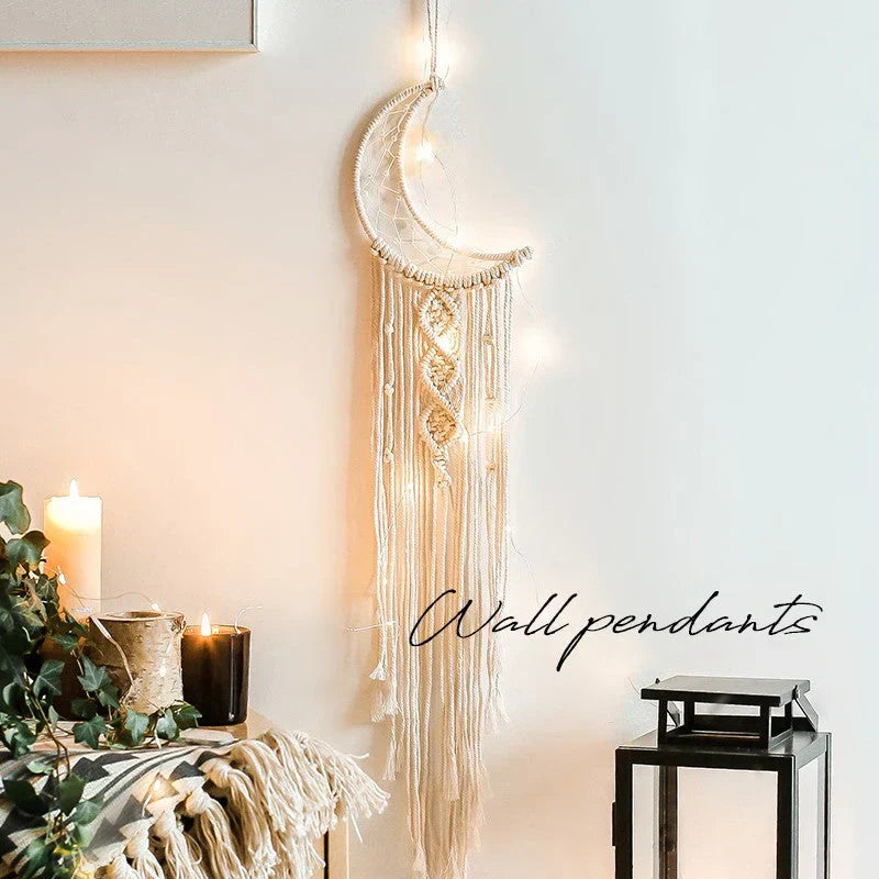BowLift | Cathy I Dreamcatcher for Women – Macrame Decoration with Lights