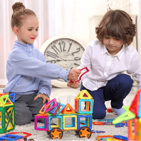 Skanto | Magnabuilder Set – Magnetic Building Blocks for Kids to Boost Creativity and STEM Learning