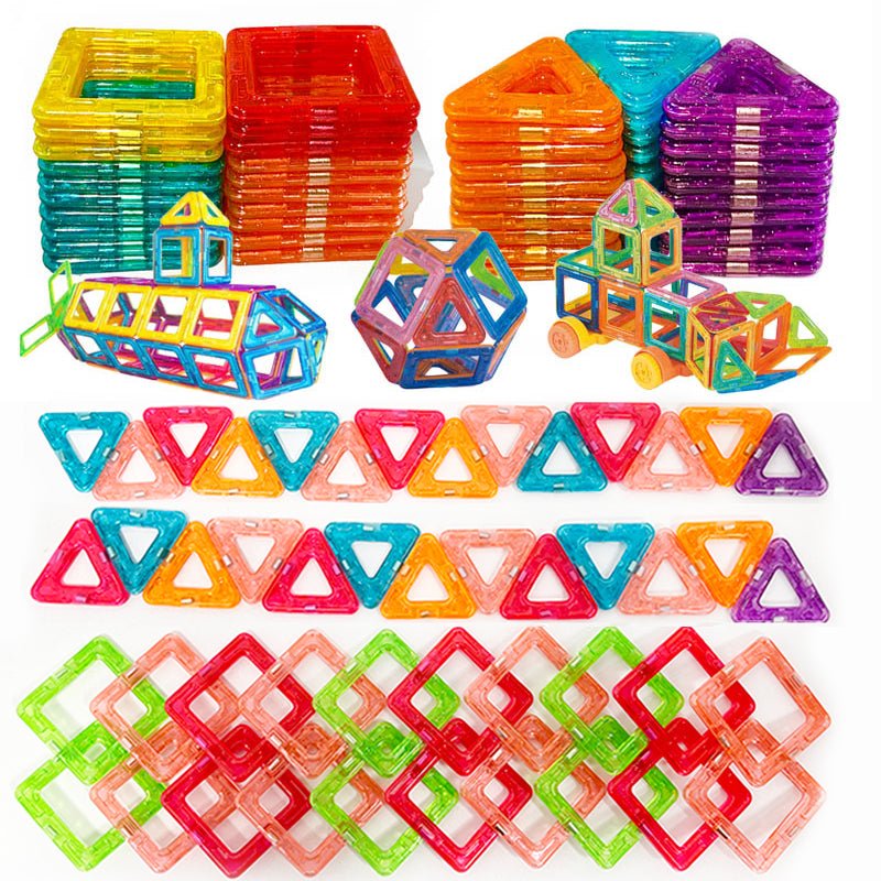 Skanto | Magnabuilder Set – Magnetic Building Blocks for Kids to Boost Creativity and STEM Learning
