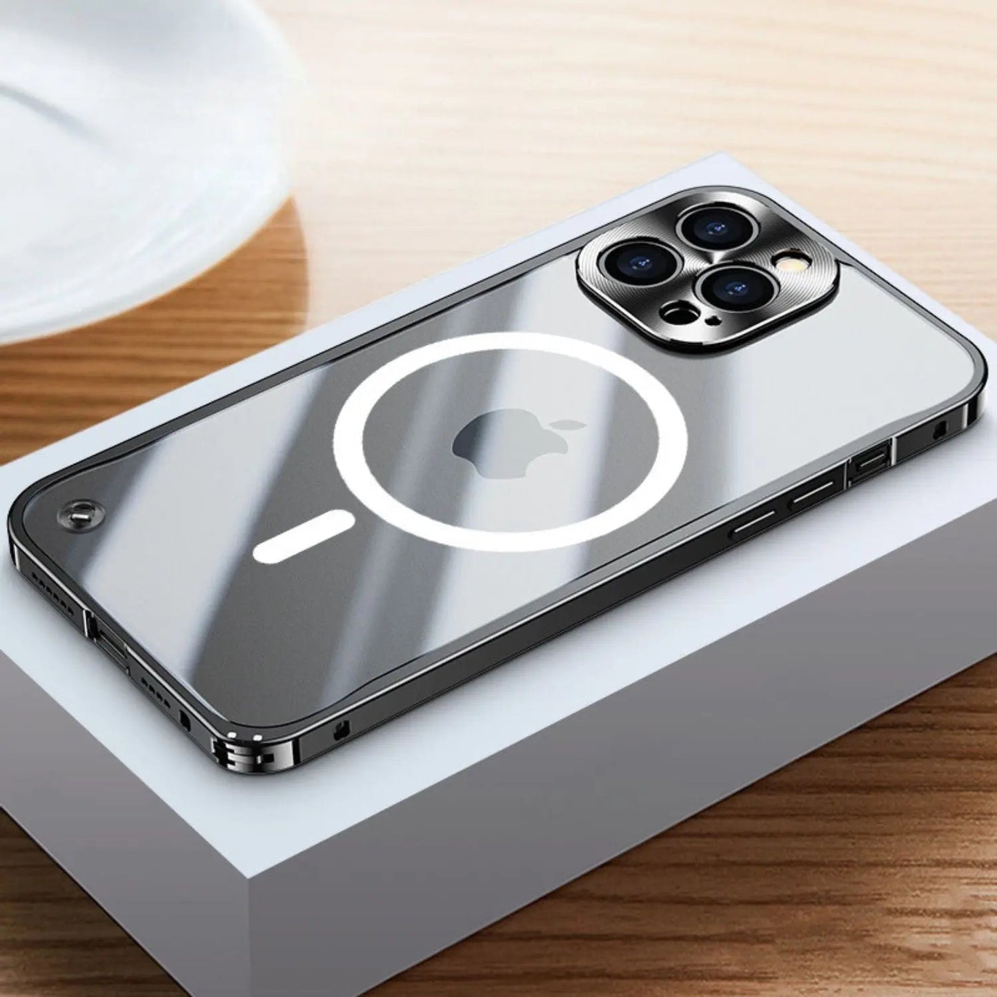 Metal Luxury MagSafe Case for iPhone Pro Max - Slim and stylish design with maximum protection