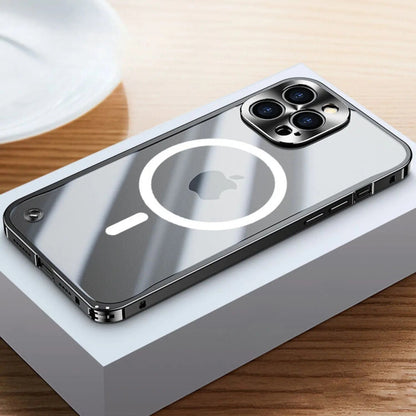 Metal Luxury MagSafe Case for iPhone Pro Max - Slim and stylish design with maximum protection