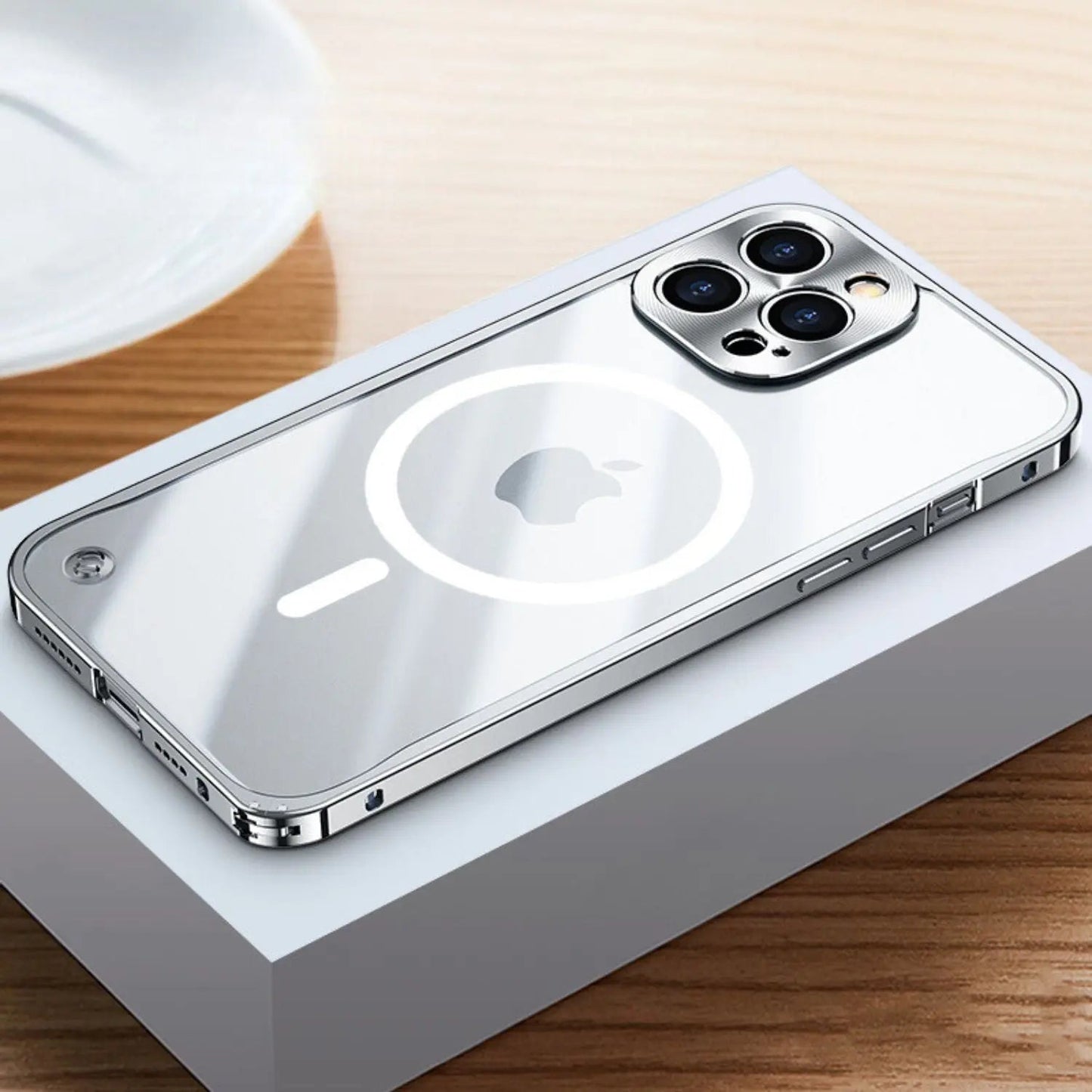 Metal Luxury MagSafe Case for iPhone Pro Max - Slim and stylish design with maximum protection