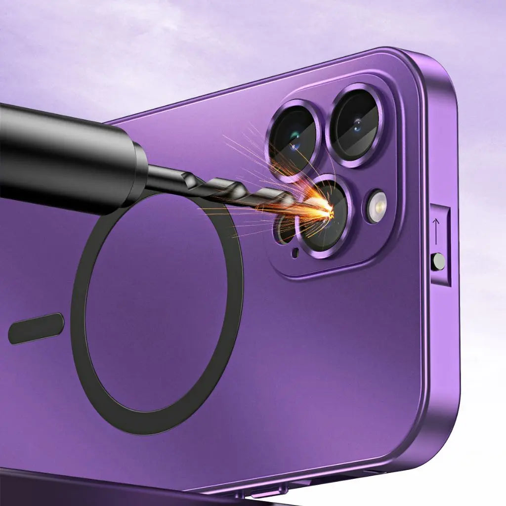 Skanto | Magnetic Metal Case for iPhone – Robust Protection with a Sleek Design and MagSafe Compatibility
