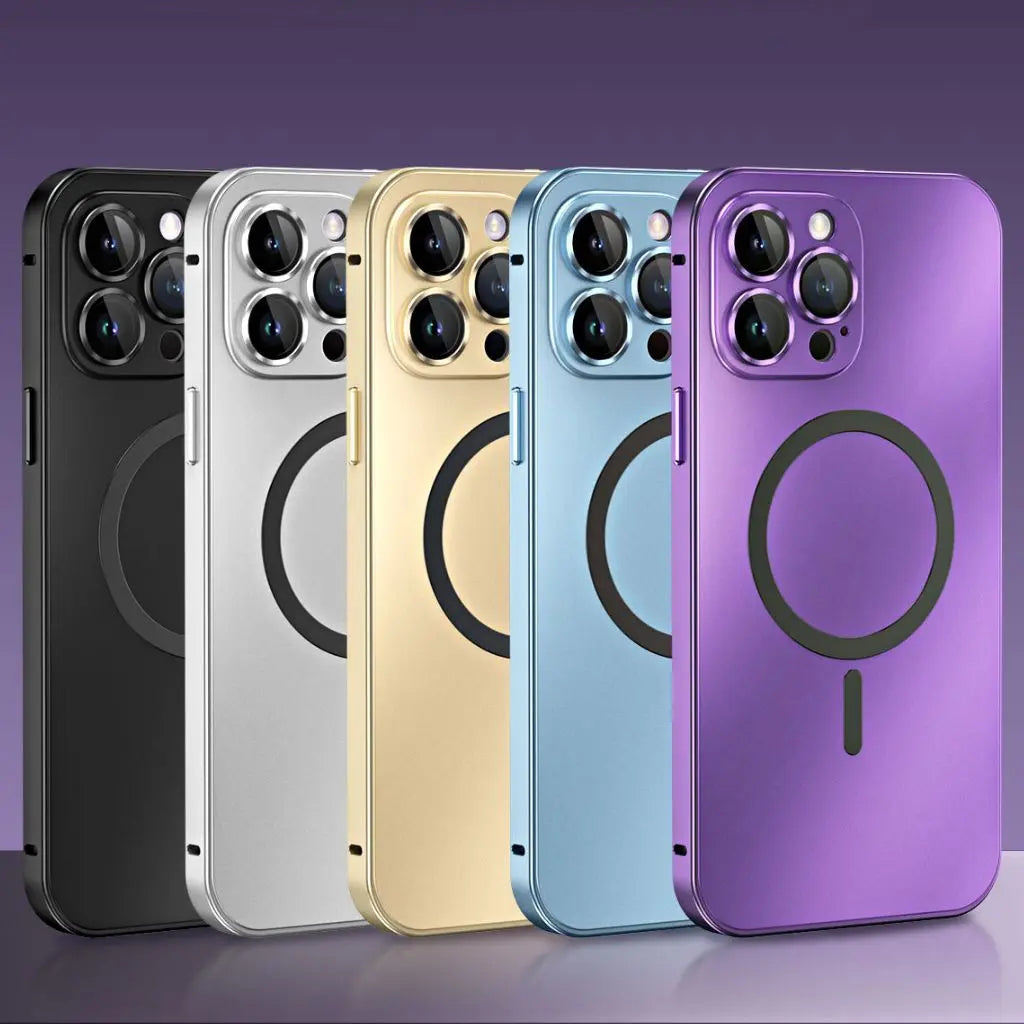 Skanto | Magnetic Metal Case for iPhone – Robust Protection with a Sleek Design and MagSafe Compatibility