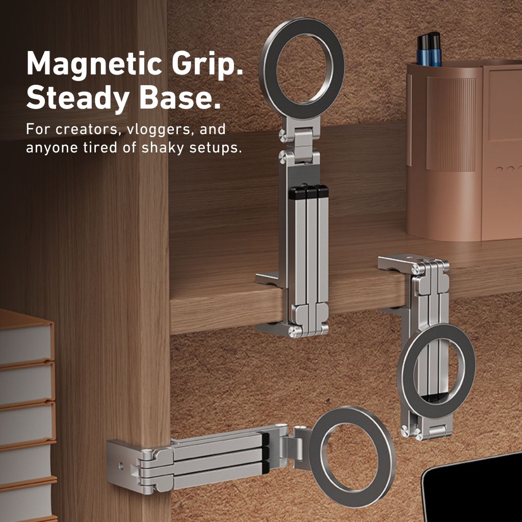 BowLift | Phone Holder Stand with Magnetic Aluminium Base