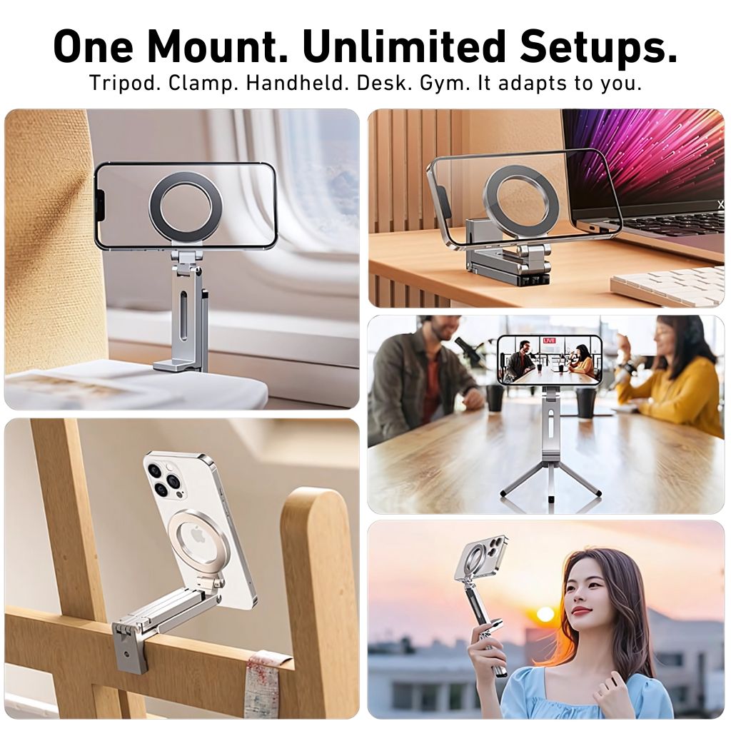 BowLift | Phone Holder Stand with Magnetic Aluminium Base