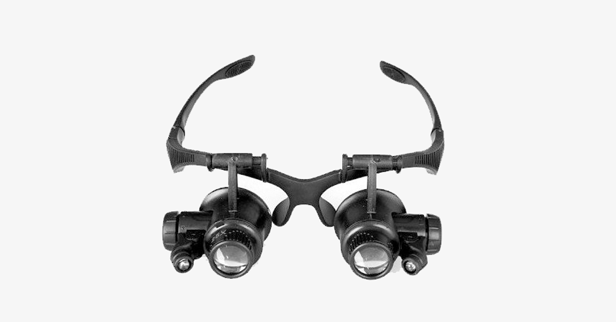 Skanto | Magnifier with LED Lamps, Hands-Free & Light Settings