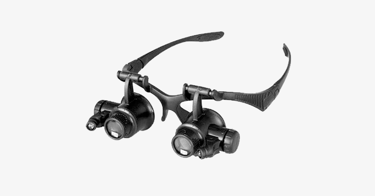 Skanto | Magnifier with LED Lamps, Hands-Free & Light Settings