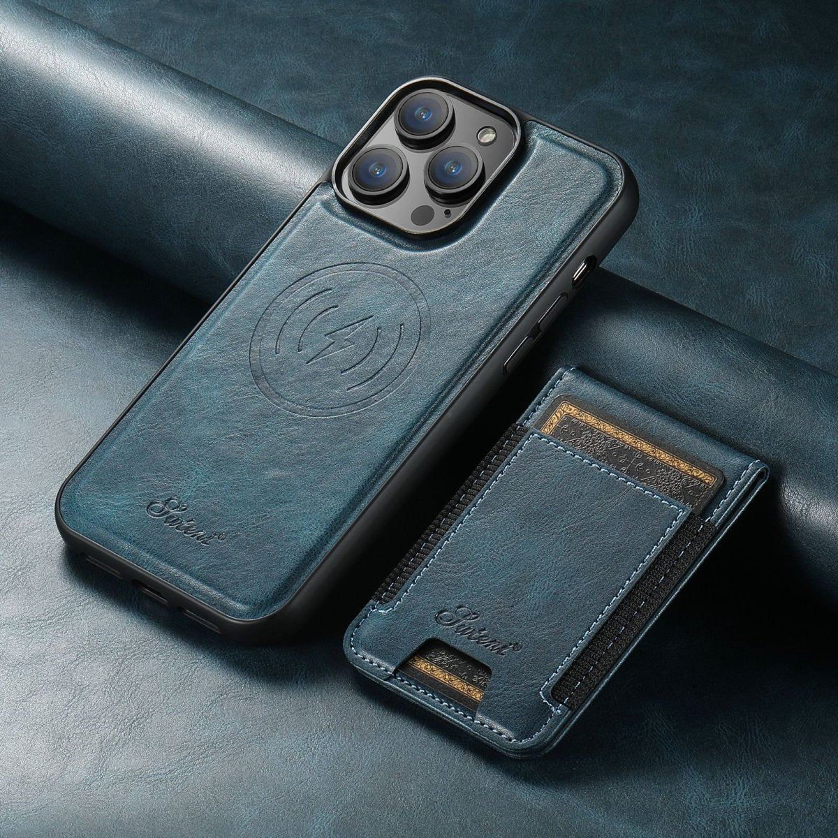 Skanto | Magvibe Leather Case – Premium Smartphone Protection with Card Holder and MagSafe