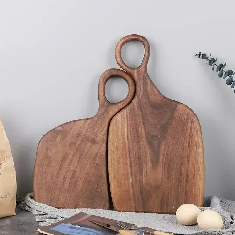Skanto | NutriCraft – Luxurious Walnut Cutting Board with Double-Sided Functionality for Kitchen and Presentation