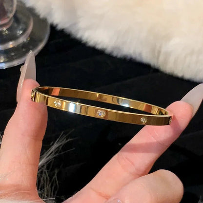 Skanto | Stainless Steel Fashion Bangle Bracelet for Women