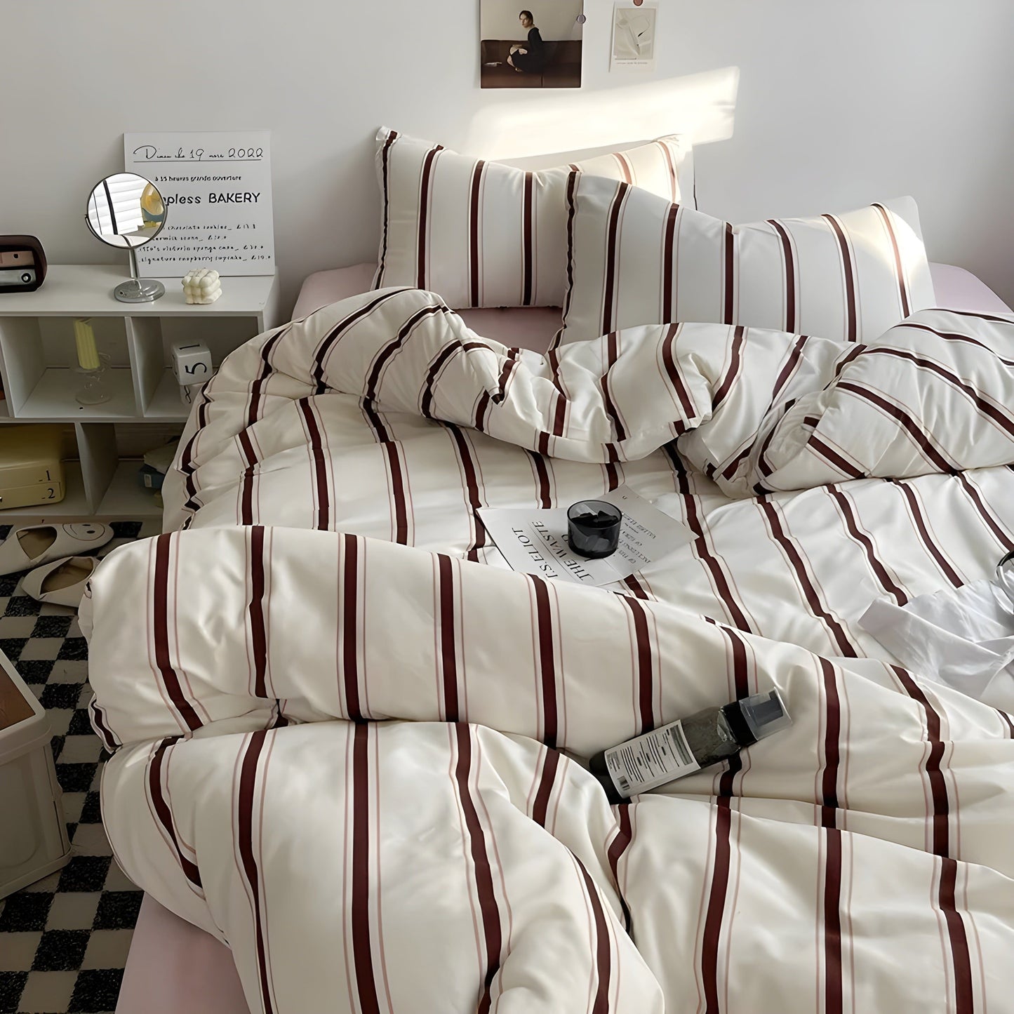 PureLoom Bedding Set - Modern skin-friendly bedding set (1 duvet + 1 flat sheet + 2 pillowcases) | Bowlift