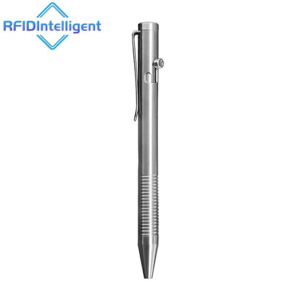 Skanto | Titanium Bolt Action Pen – Durable Metal Mechanical Writing Pen