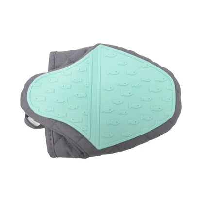 Skanto | Finley – Heat-Resistant Silicone Oven Mitt in Fish Shape