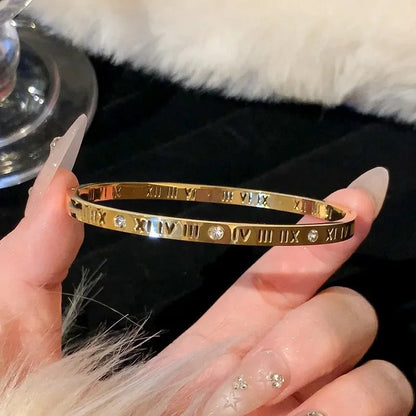 Skanto | Stainless Steel Fashion Bangle Bracelet for Women
