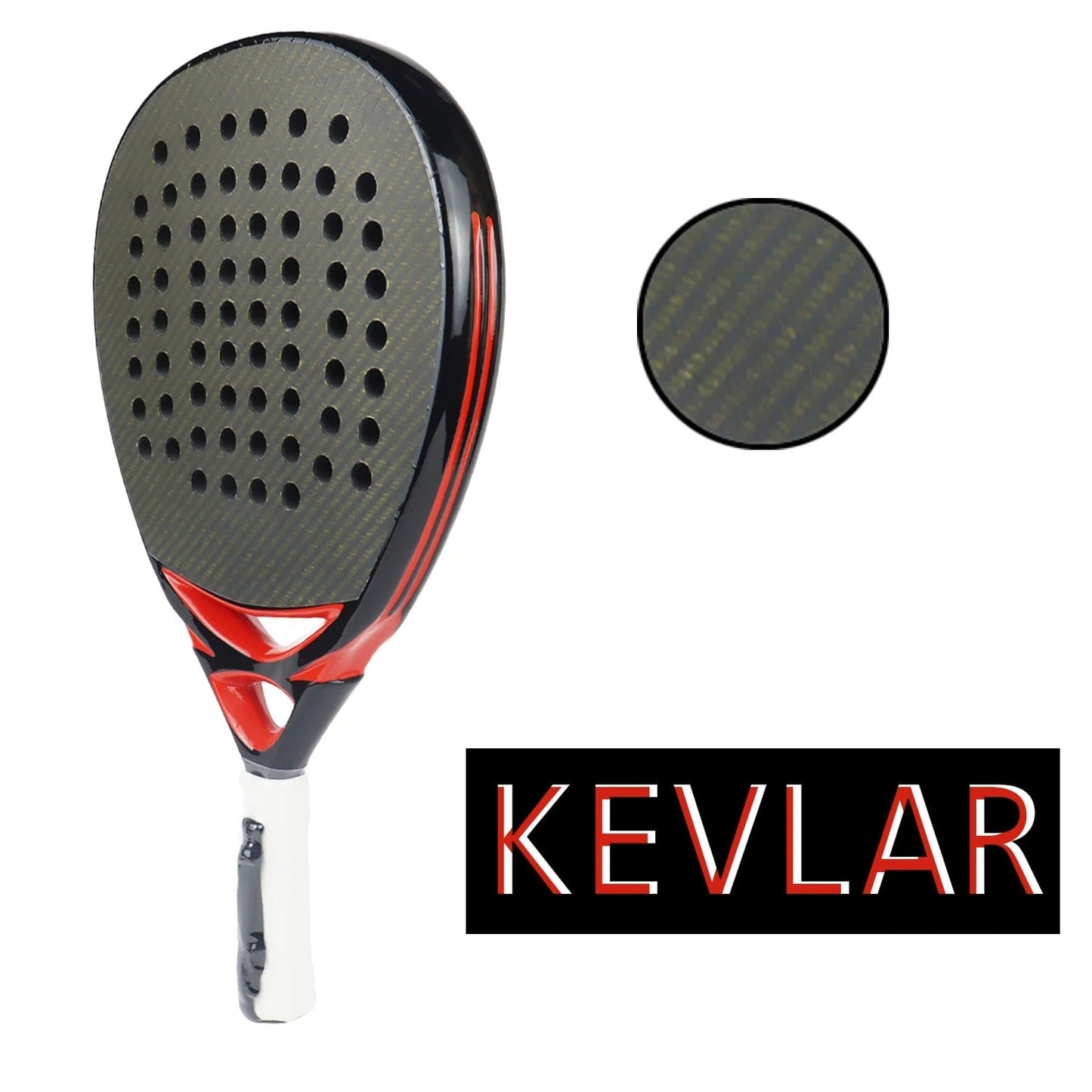 Skanto | Carbon Fiber Padel Racket with Soft EVA Core - High-Performance Paddle for Training and Match Play