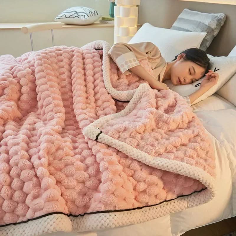 Skanto | Double-Sided Coral Velvet Blanket Soft Warm Throw for Winter