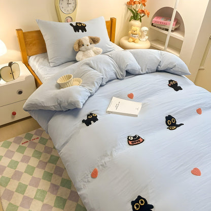 CloudComfort Bedding Set - ComfortaBowlifte and Skin-Friendly Lucky Cat Bedding | Bowlift