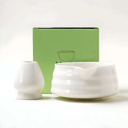Skanto | Matcha Ceramic Set – Traditional Japanese Tea Set for Relaxing & Mindful Moments