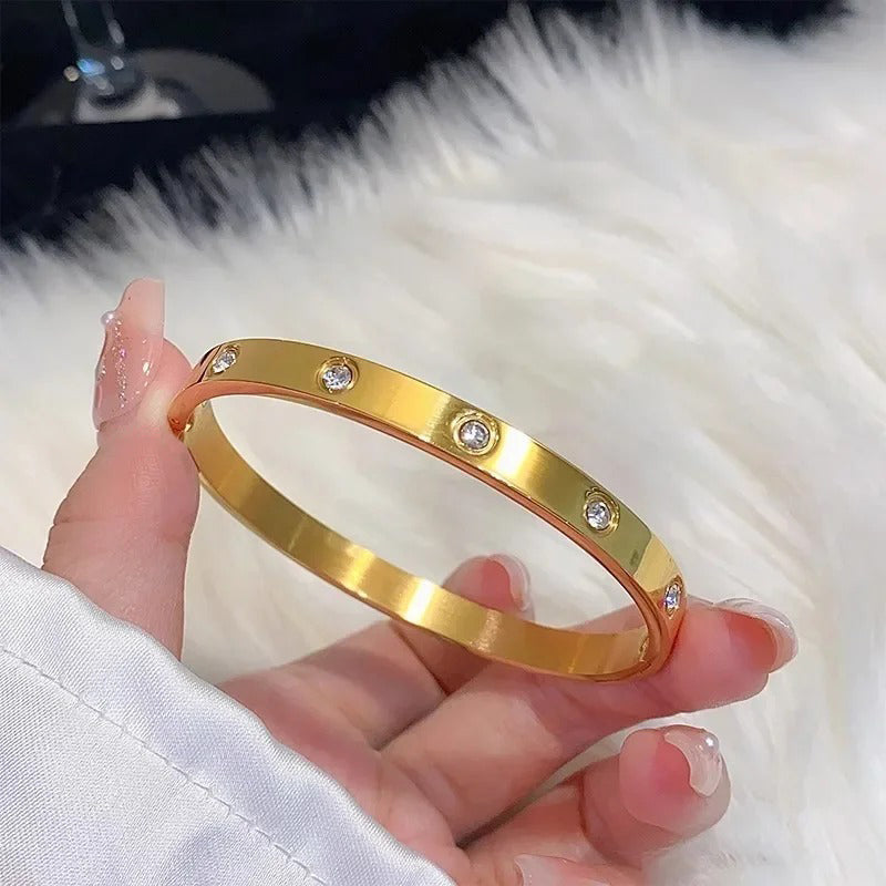 Skanto | Stainless Steel Fashion Bangle Bracelet for Women