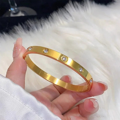 Skanto | Stainless Steel Fashion Bangle Bracelet for Women